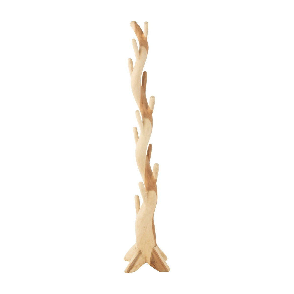 Freestanding Coat Rack Teak Natural J-Line