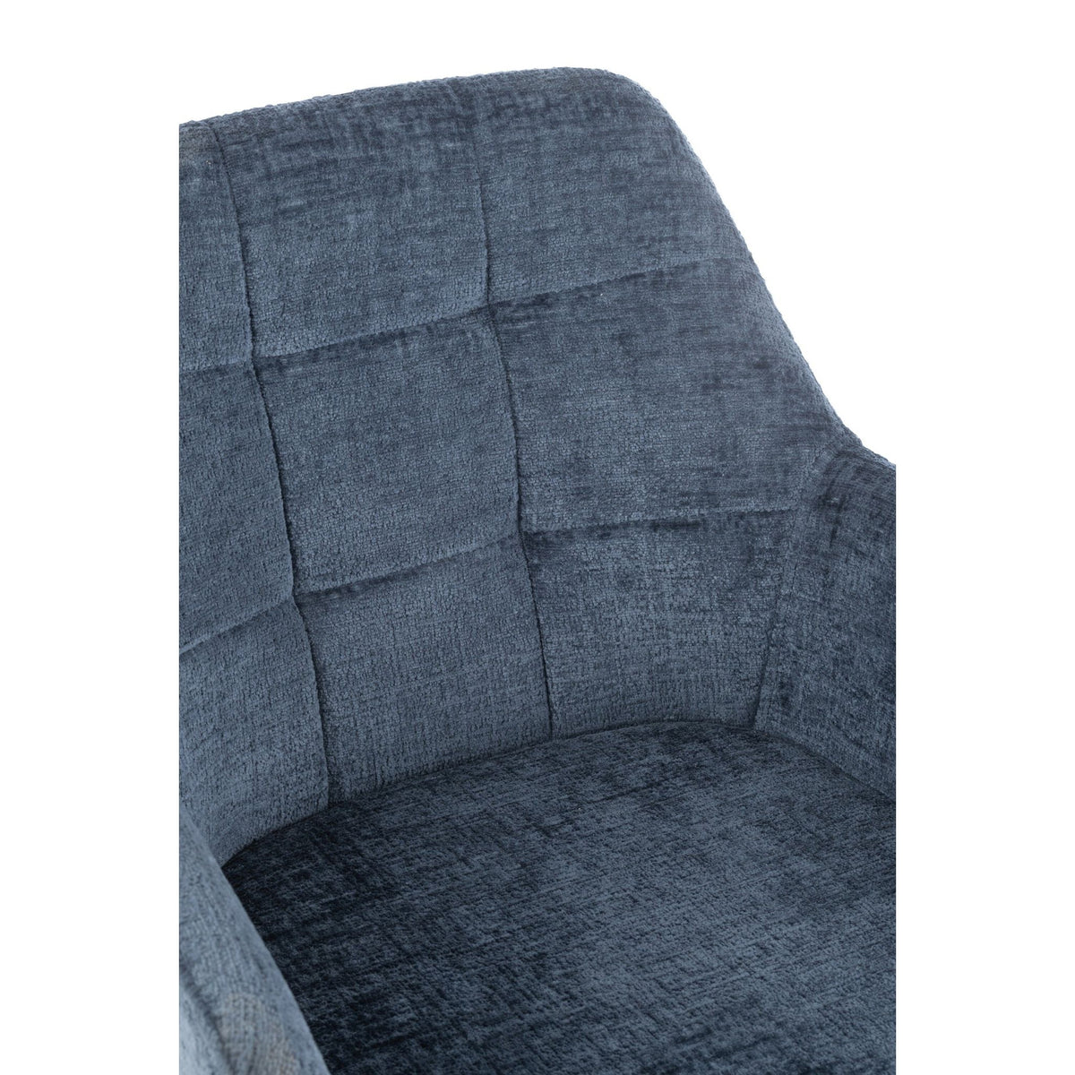 Stoel Louna Ijzer/Acryl Blauw J-Line