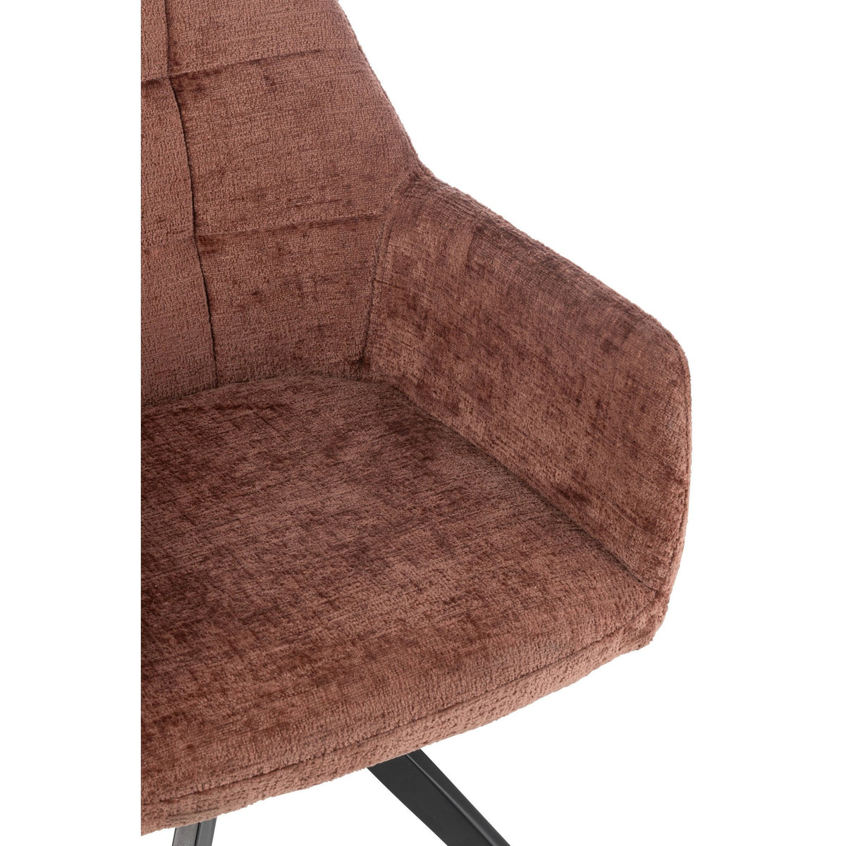 Chair Louna Iron/Acrylic Brown J-Line