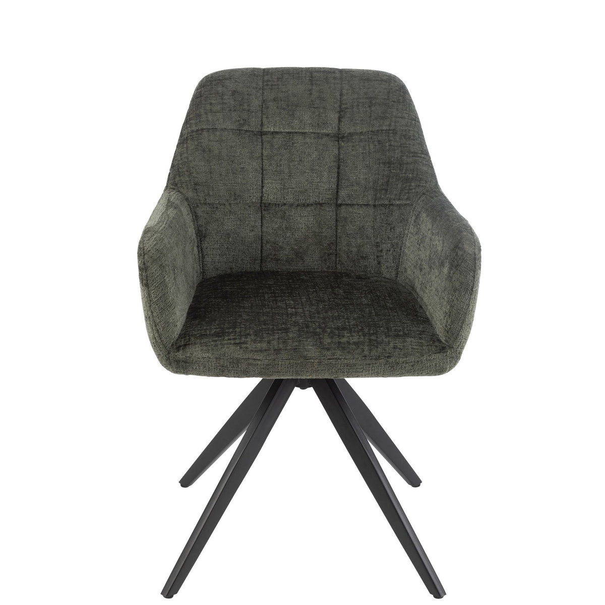 Chair Louna Iron/Acrylic Green J-Line