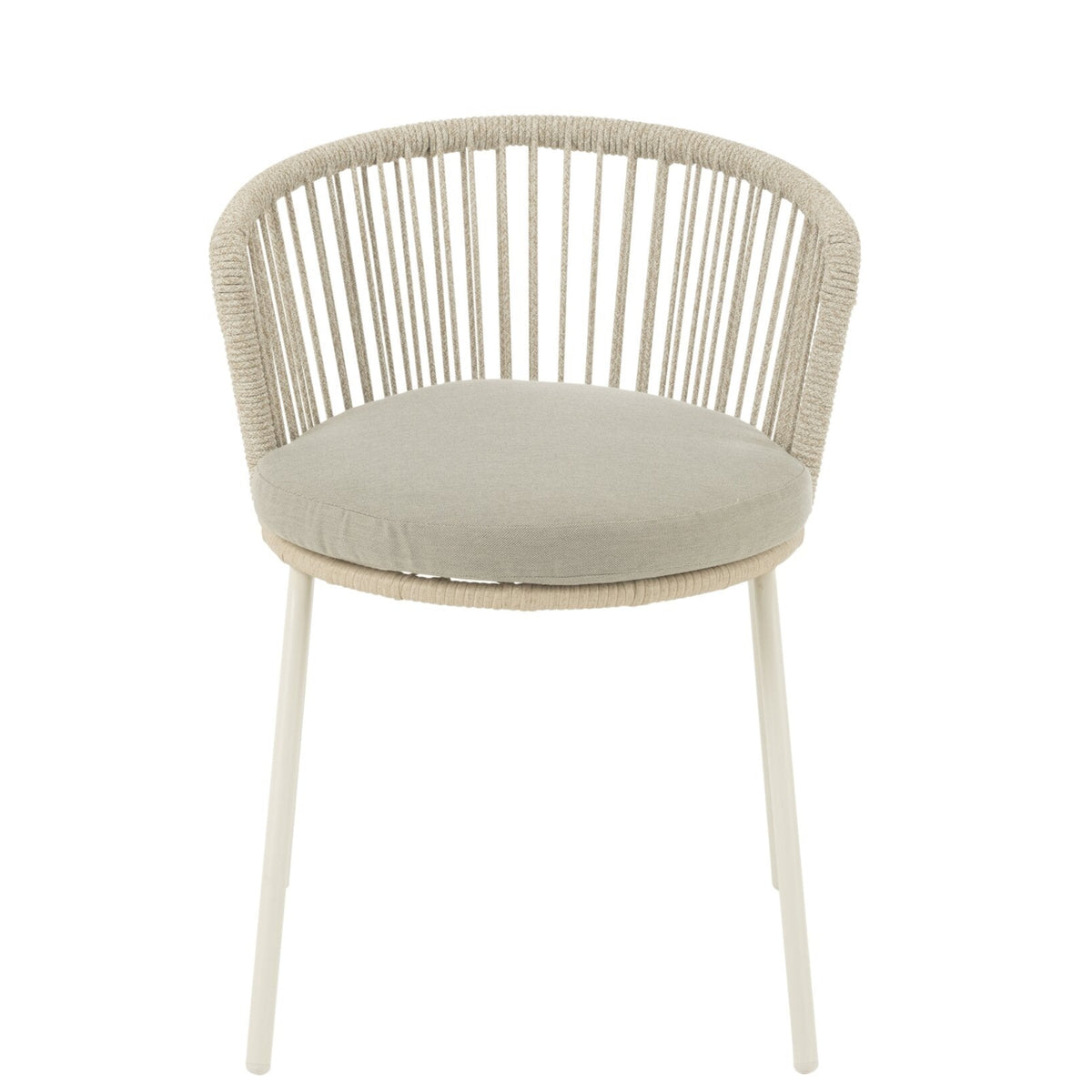 Chair Toa Metal/Rope Grey J-Line