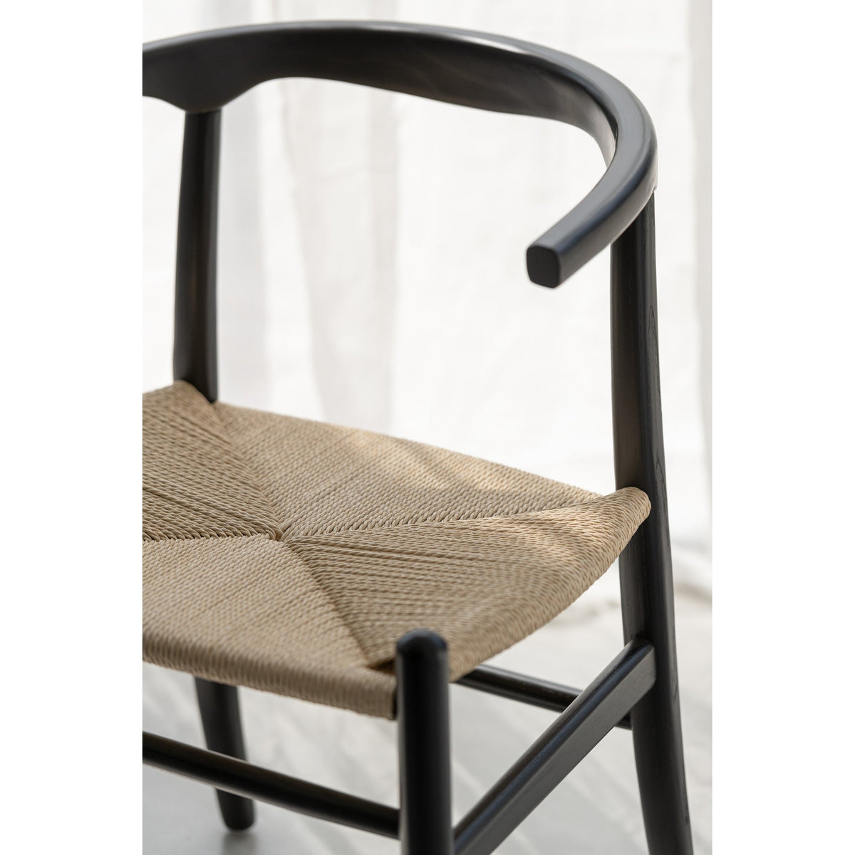 Chair Toon Beechwood/Rope Black J-Line