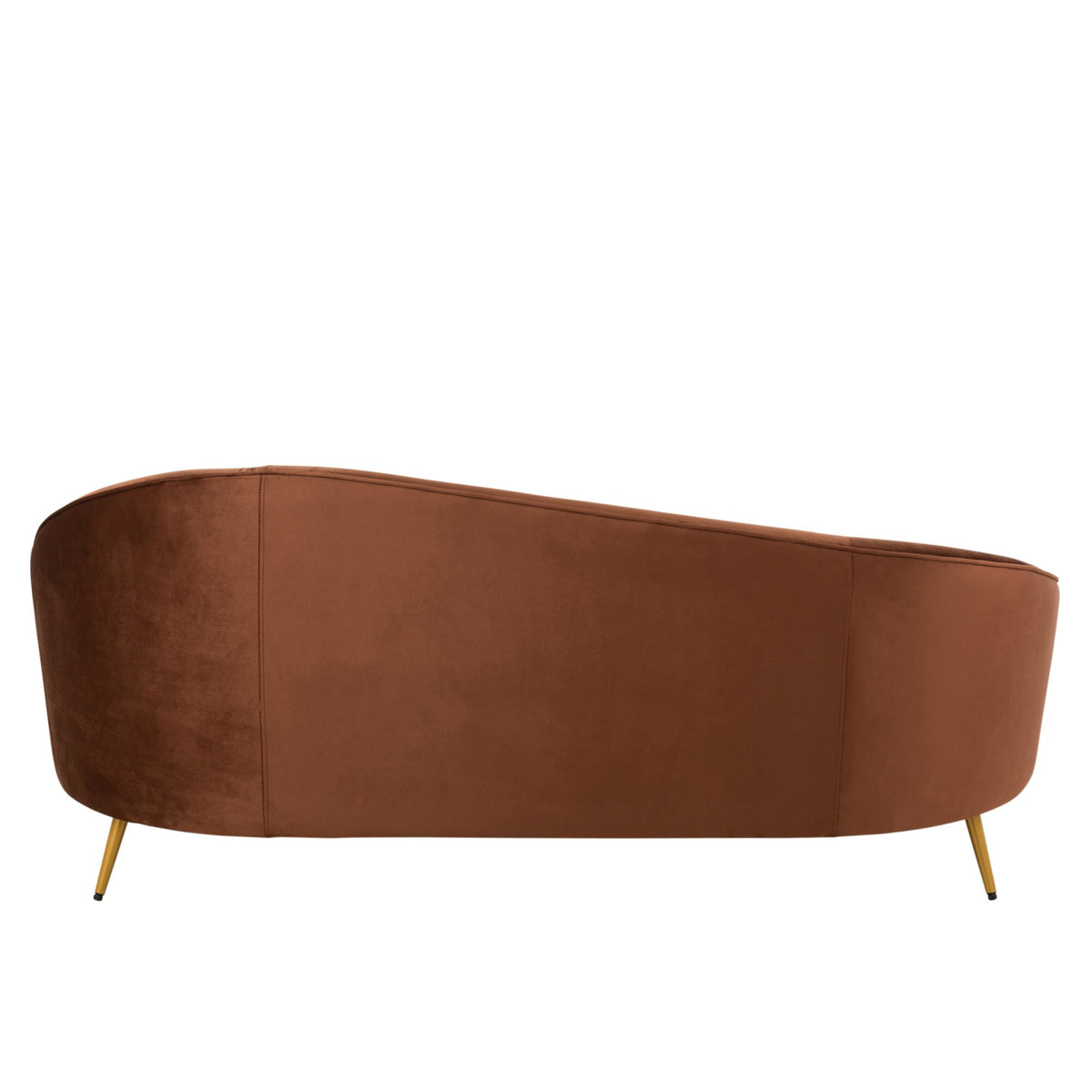 Fabric Sofa Elisabeth Brown 180cm J-Line
