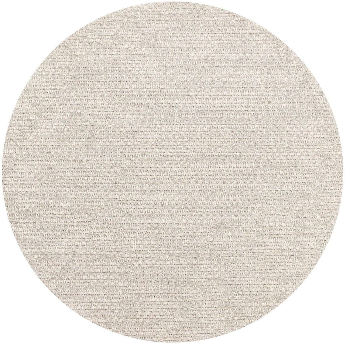 Vloerkleed Nirvana Wol Polyester Beige Rond 250cm van MUST Living, volledig in beeld op een neutrale achtergrond