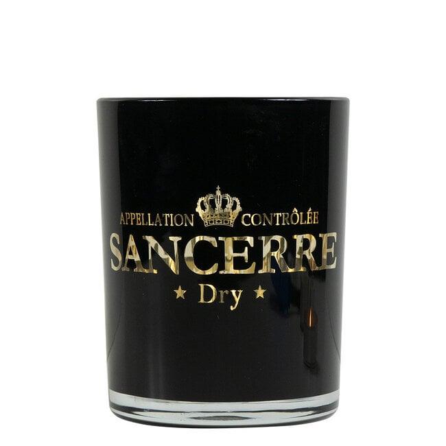 Windlicht Wijn Sancerre Zwart Medium 12cm - Windlicht - Mars & More - livinglovely.nl