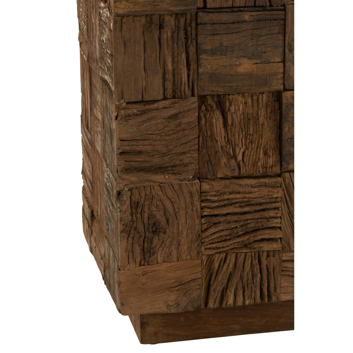 Column Recycled Wood Natural Large J-Line