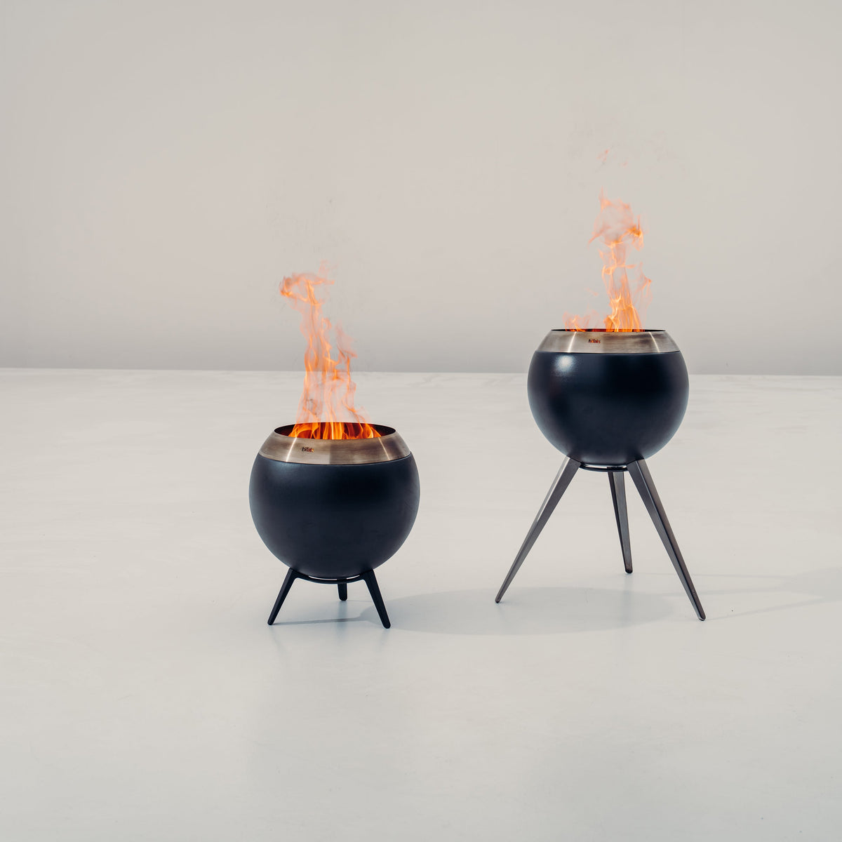 MOON 45 Low Silver Fire Pit Höfats