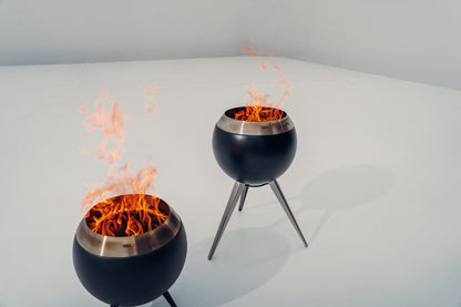 MOON 45 Fire Pit Tall Silver Höfats