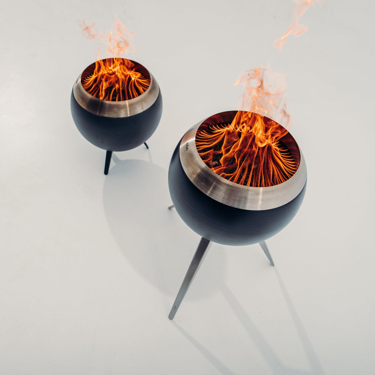 MOON 45 Low Silver Fire Pit Höfats
