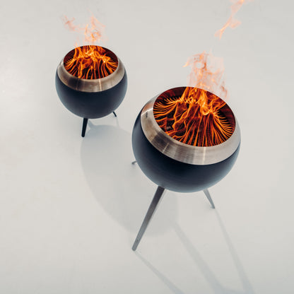 MOON 45 Low Silver Fire Pit Höfats