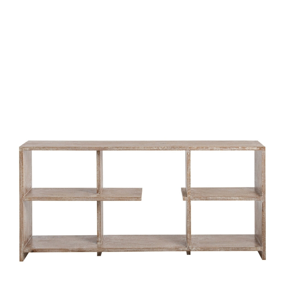 Mango Wood Bookcase Off-White J-Line