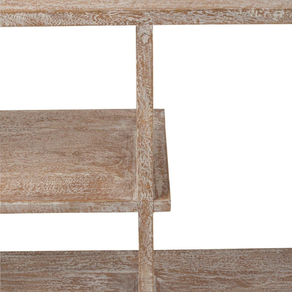 Mango Wood Bookcase Off-White J-Line
