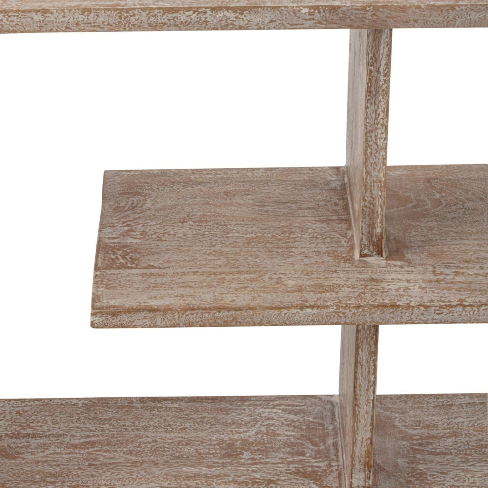 Mango Wood Bookcase Off-White J-Line