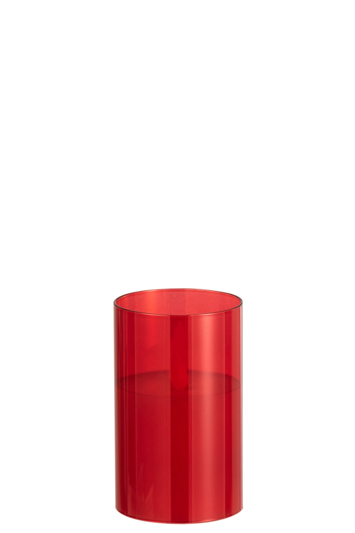 LED Lamp Blinking Glass Red Small