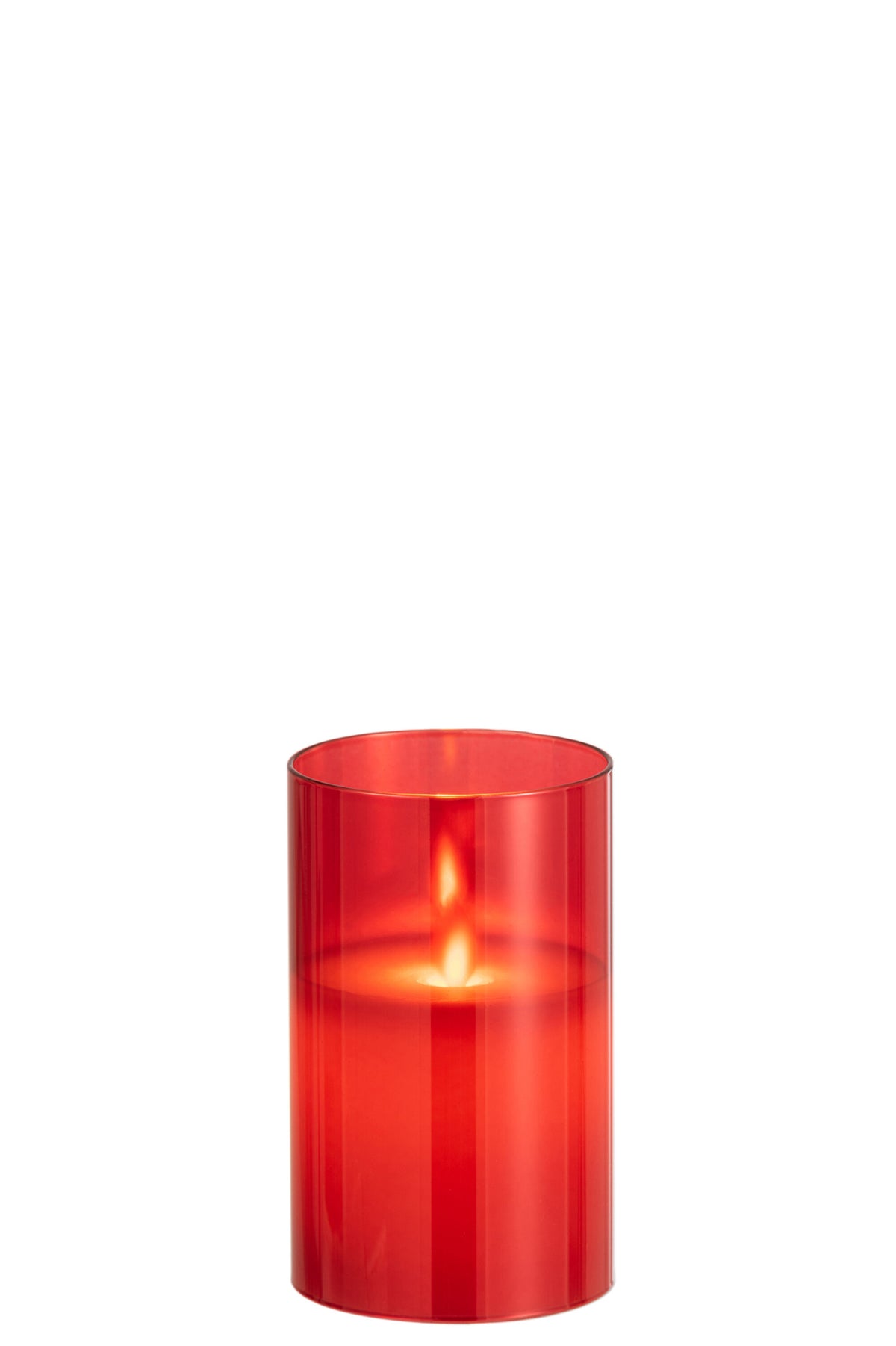 LED Lamp Blinking Glass Red Small