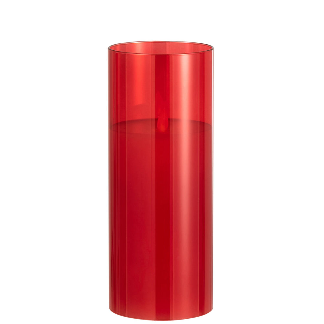 LED Lamp Blinking Glass Red Large