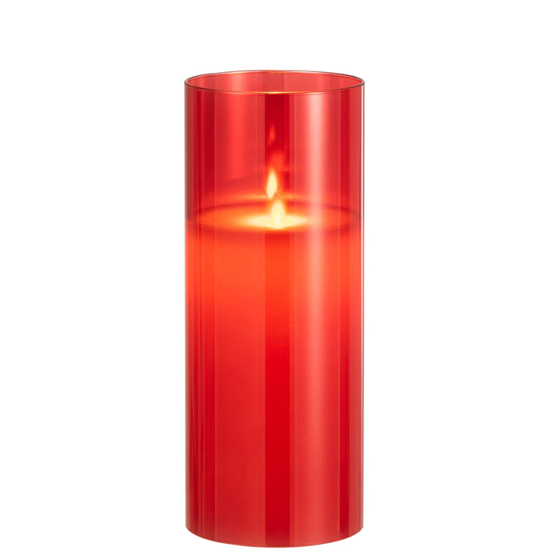 LED Lamp Blinking Glass Red Large