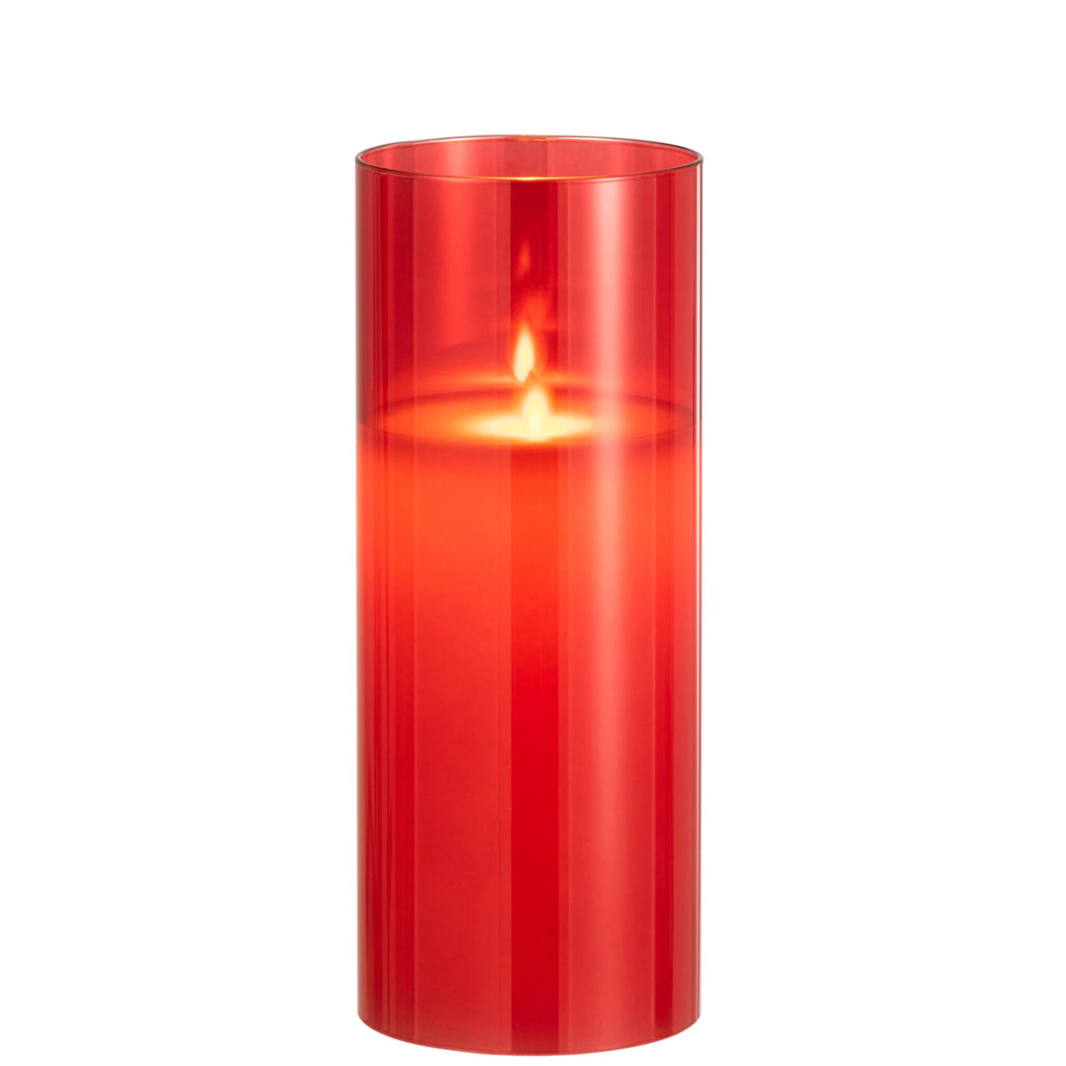 LED Lamp Blinking Glass Red Large