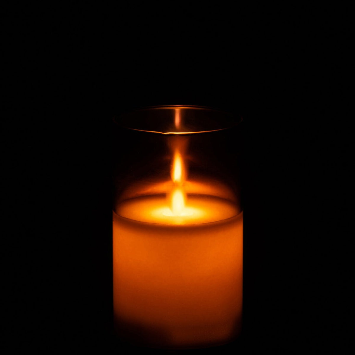 LED Lamp Blown Glass Brown Small J-Line