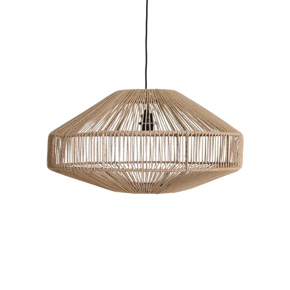 Linea Pendant Light Gem Natural Ø60x33cm Raw Materials