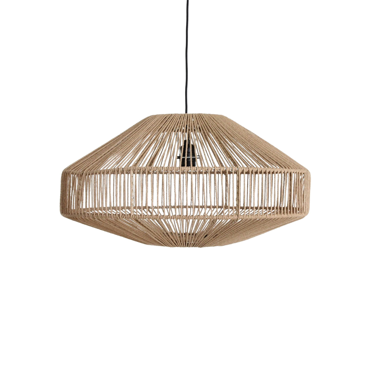 Linea Pendant Light Gem Natural Ø60x33cm Raw Materials