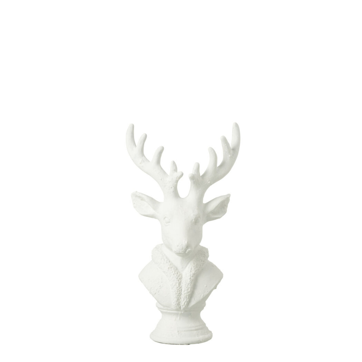 Deer Polyresin White Small J-Line