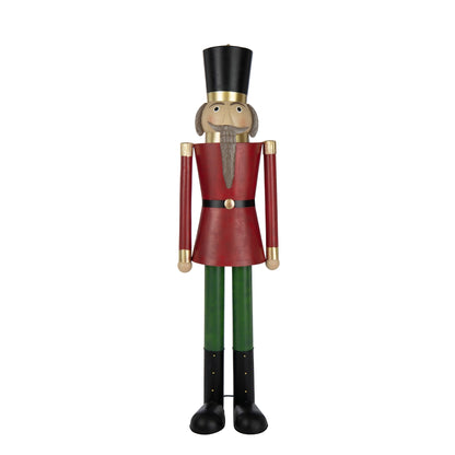 Nutcracker Moustache Metal Multicolour H150cm J-Line