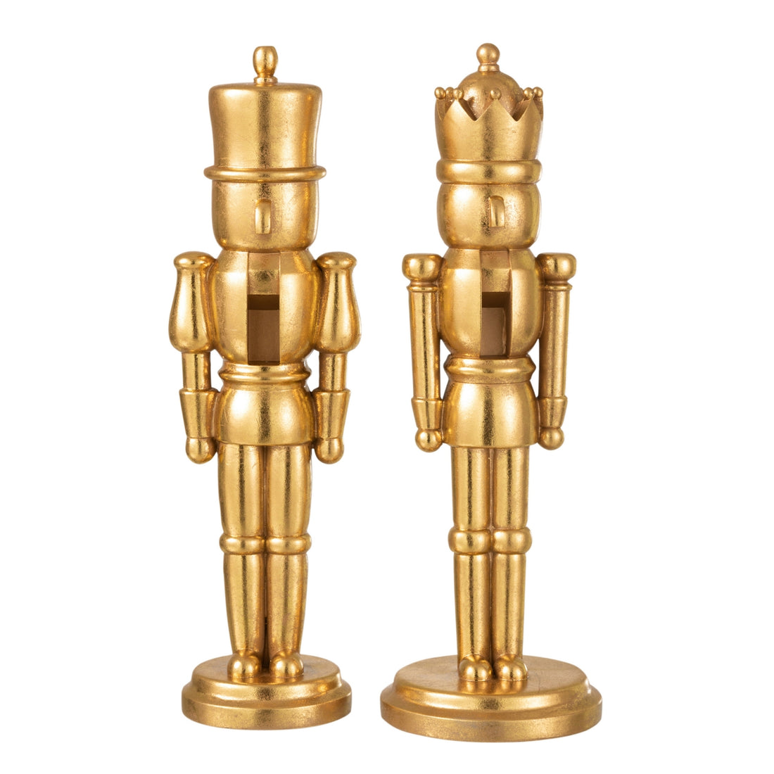 Nutcracker Gold Large 47cm J-Line Set of 2 J-Line
