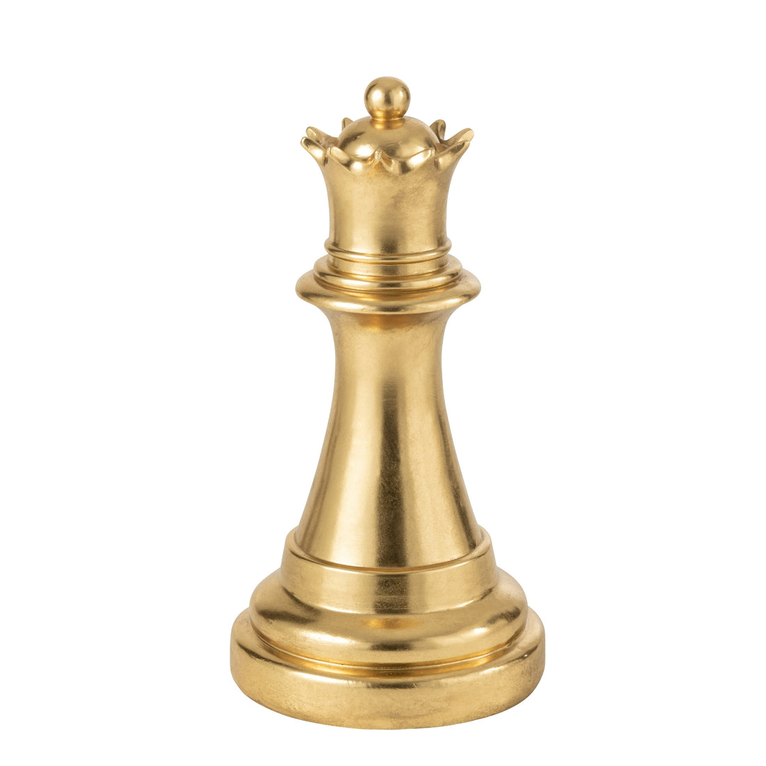 Chess Piece King Polyresin Gold-Colored J-Line