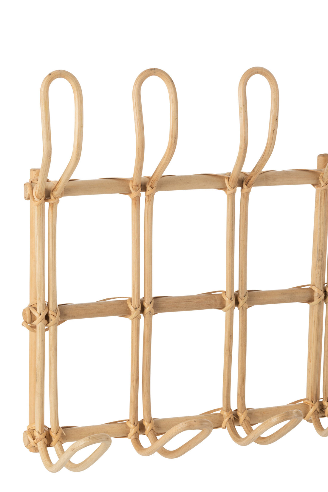 Coat Rack Ellen 6 Hooks Natural Rattan J-Line