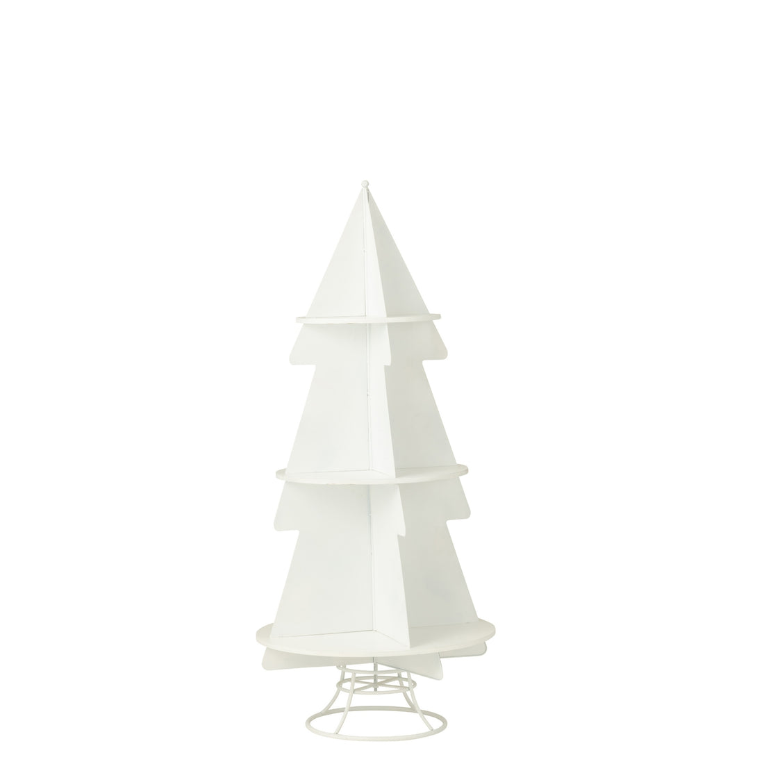 Christmas Tree Display Metal White Medium J-Line