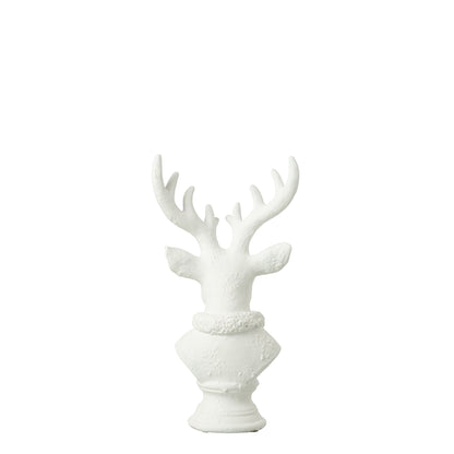 Deer Polyresin White Small J-Line