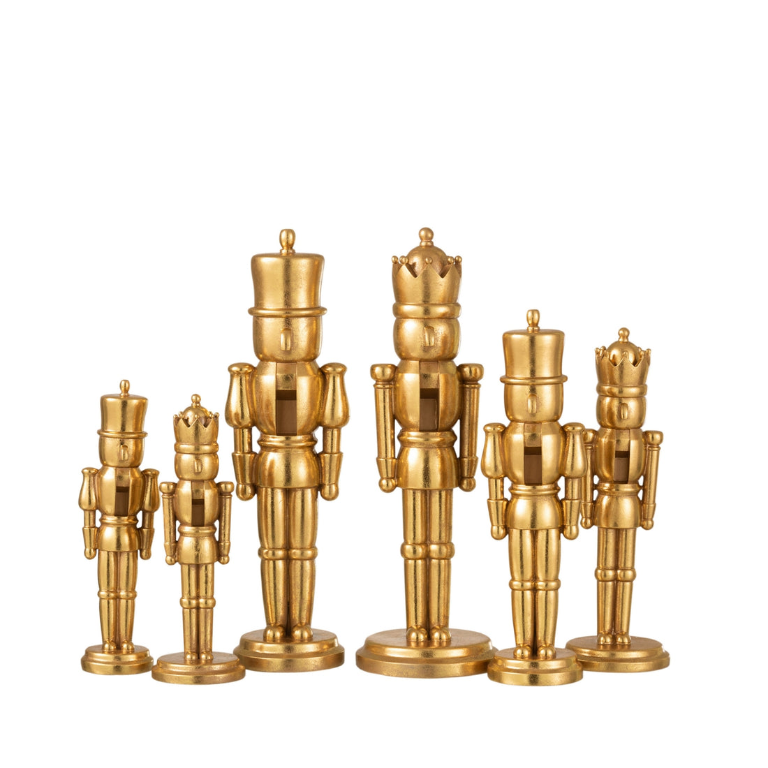 Nutcracker Gold Large 47cm J-Line Set of 2 J-Line