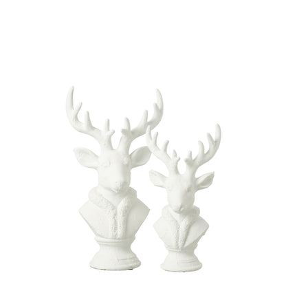 Deer Polyrresin White Large J-Line