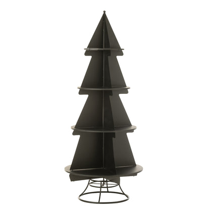 Christmas Tree Display Metal Black Large J-Line
