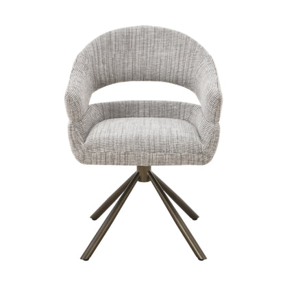 MUST Living Clooney Beige Swivel Dining Chair