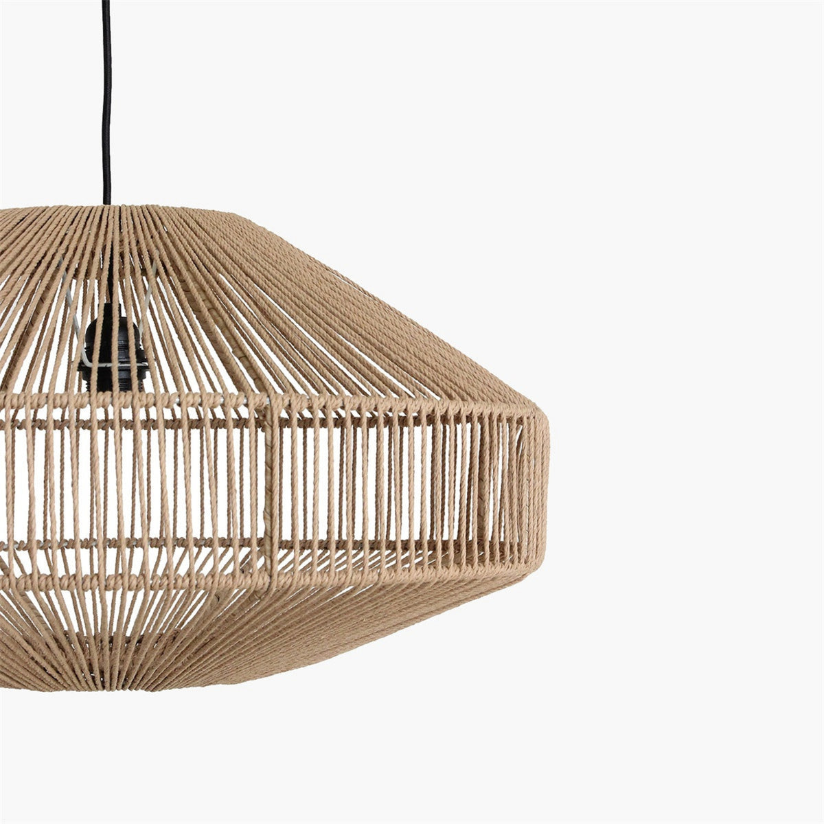 Linea Pendant Light Gem Natural Ø60x33cm Raw Materials
