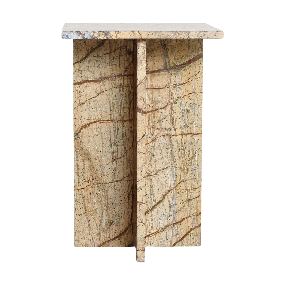 Seoul Marble Side Table Bizar Raw Materials