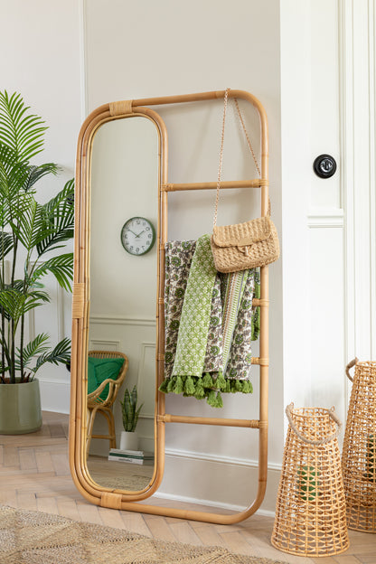 Mirror Ladder Natural Rattan J-Line