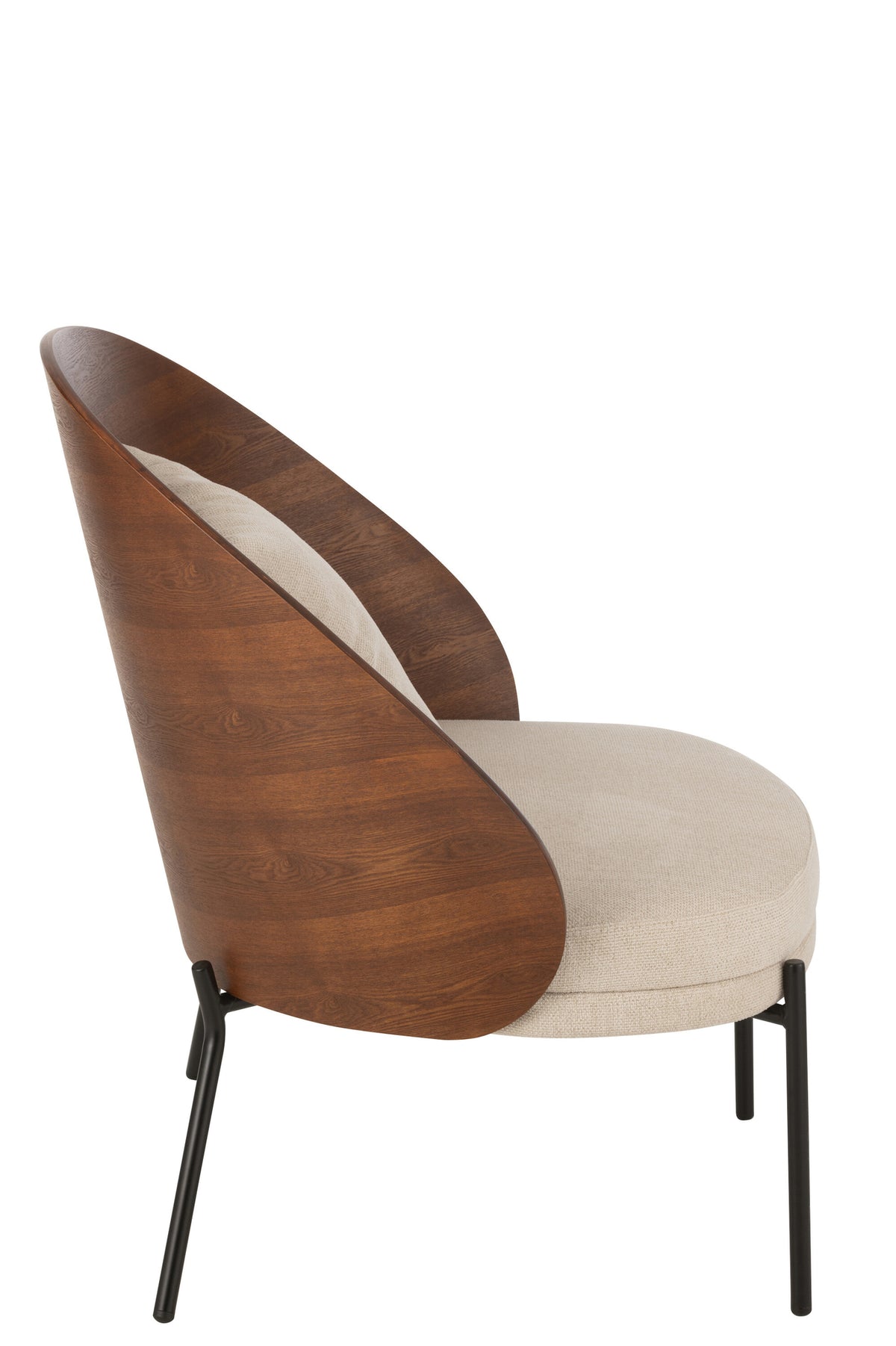 Lounger Lone Multiplex/Metal Brown/Beige J-Line
