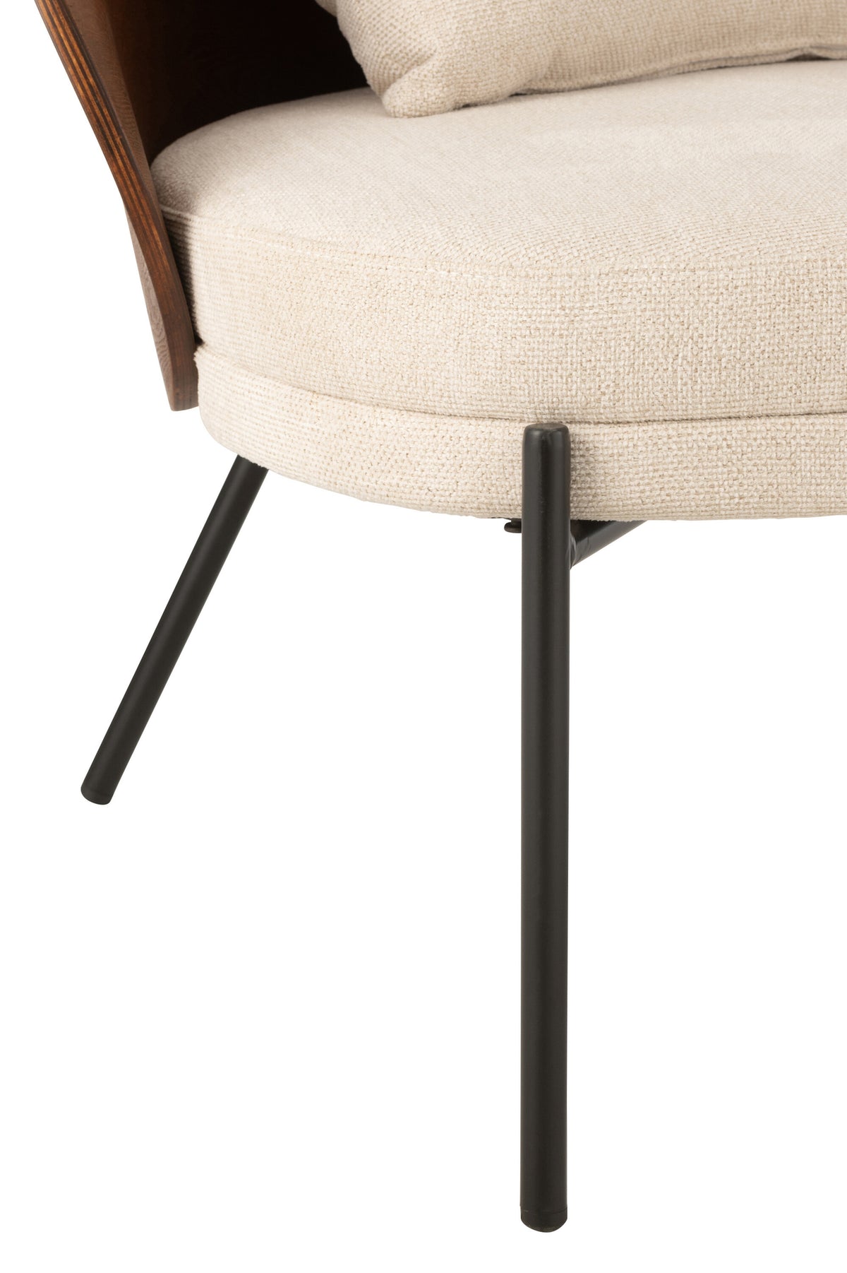 Lounger Lone Multiplex/Metal Brown/Beige J-Line