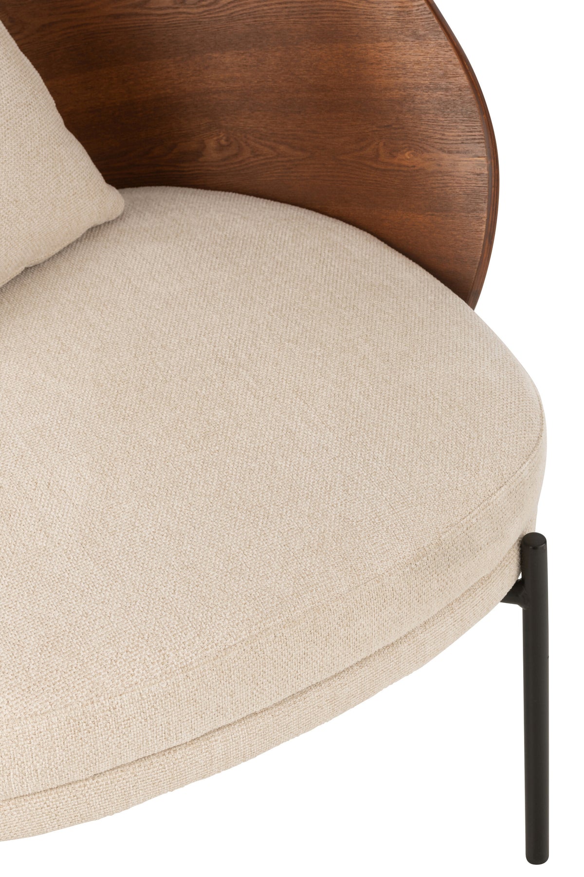 Lounger Lone Multiplex/Metal Brown/Beige J-Line