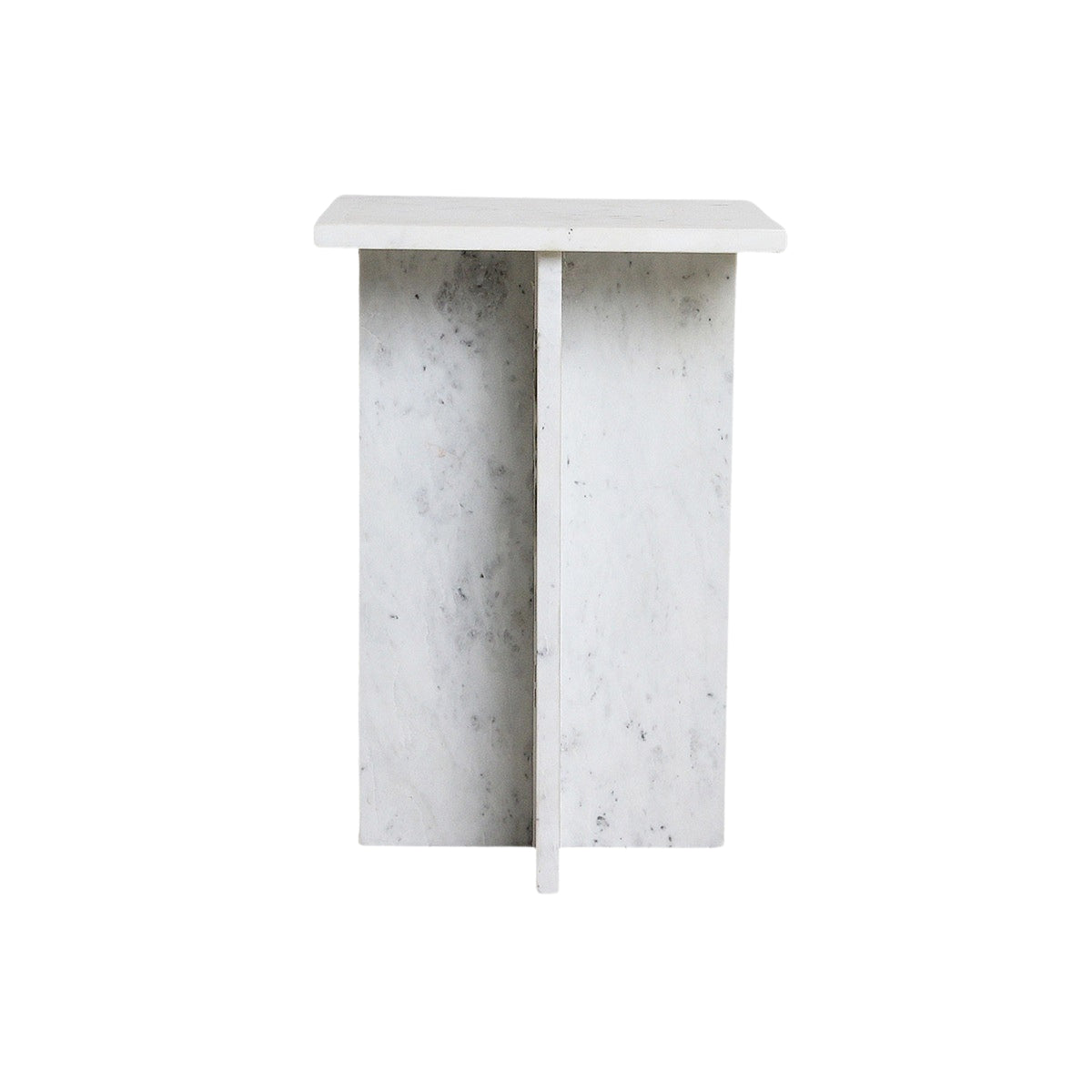 Side table Beijing Marble White Raw Materials