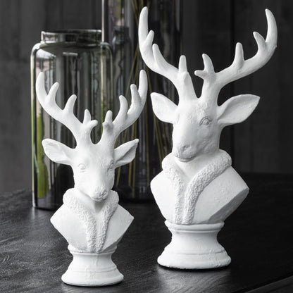 Deer Polyrresin White Large J-Line