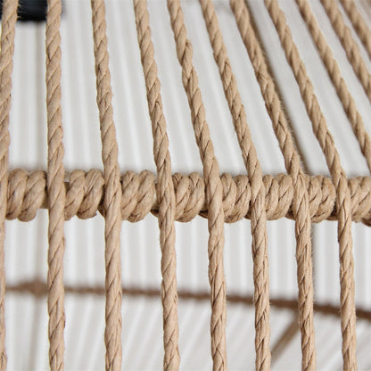 Linea Diamond Pendant Light Natural Rope Medium Ø44cm Raw Materials