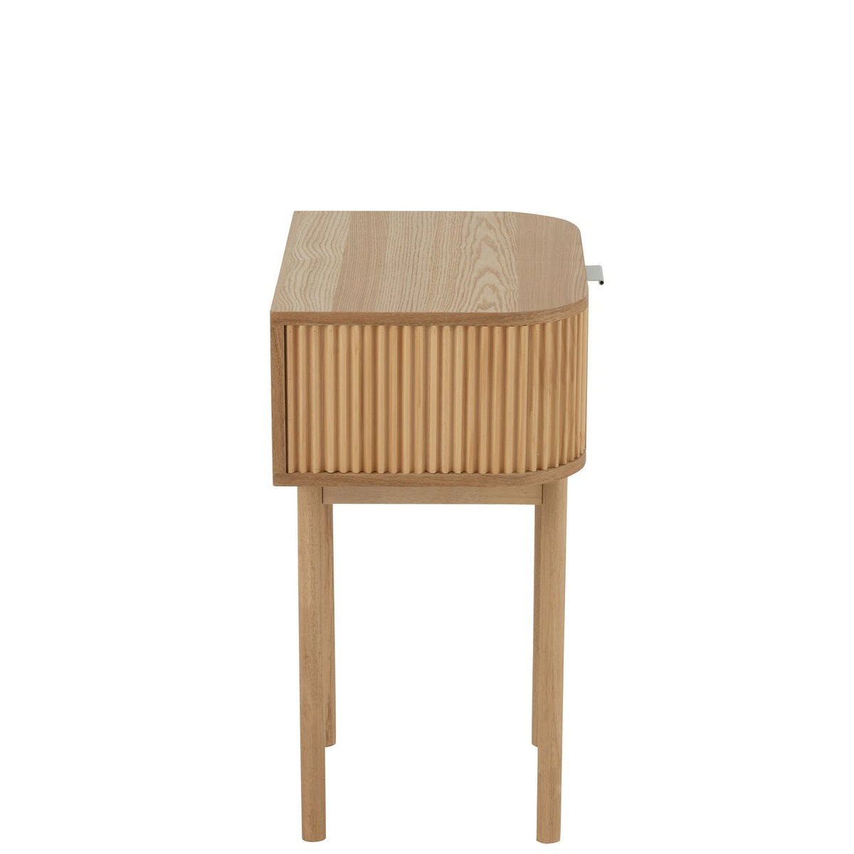 Round Nightstand MDF/Pine Natural J-Line