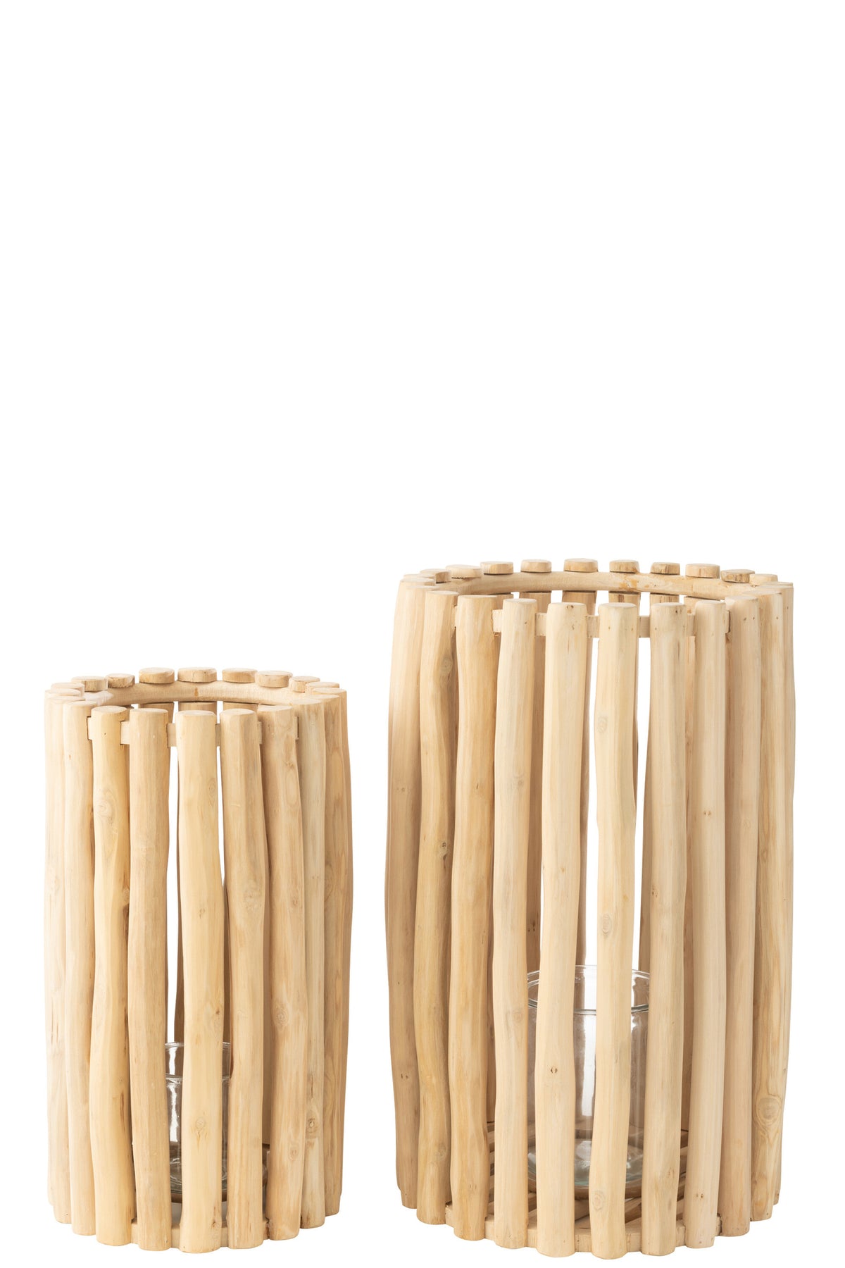 Lantern Teak Natural Set of 2 J-Line
