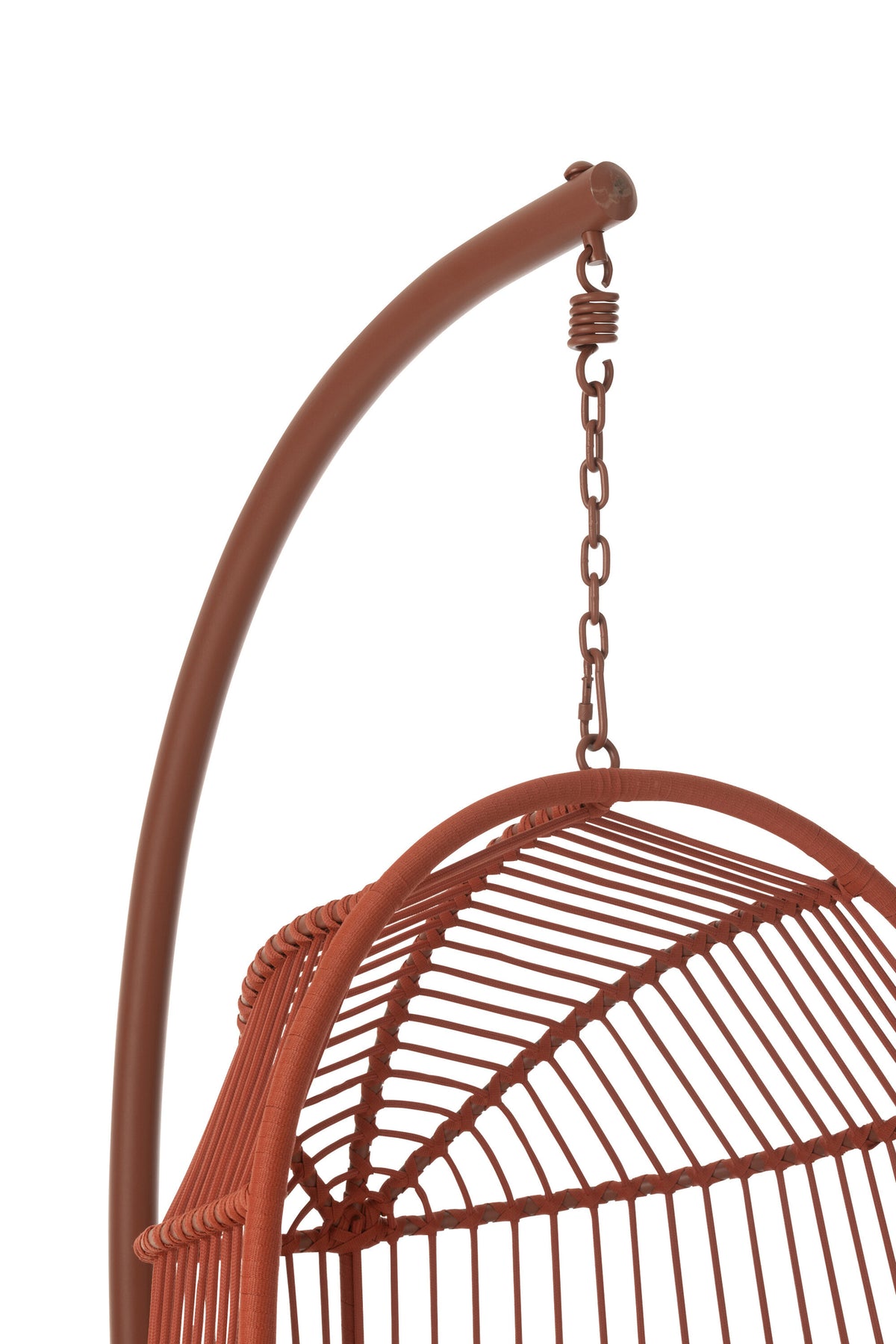 Egga Metal/Rope Hanging Chair Red J-Line