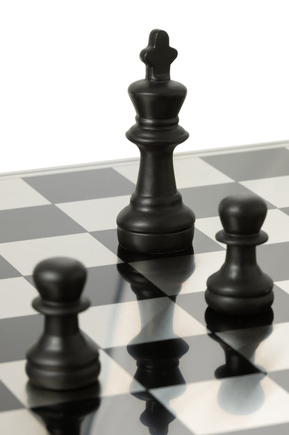 Chess Set Plateay Gold/Black Polyresin J-Line