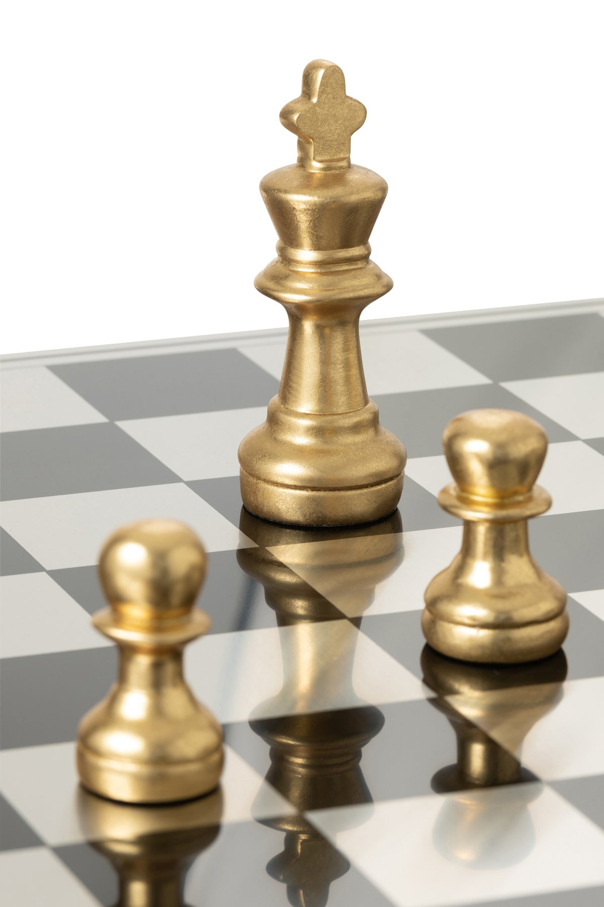 Chess Set Plateay Gold/Black Polyresin J-Line